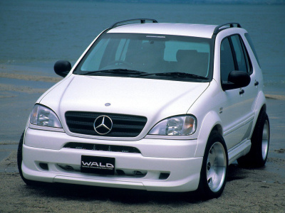 Mercedes ML-Class W163 (97-05) Накладки WALD на пороги (комплект)