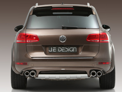 Volkswagen Touareg (10-14) Юбка заднего бампера от Je Design VW NF