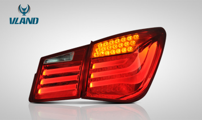 Chevrolet Cruze (08-) задние светодиодные фонари BMW дизайн, комплект лев + прав